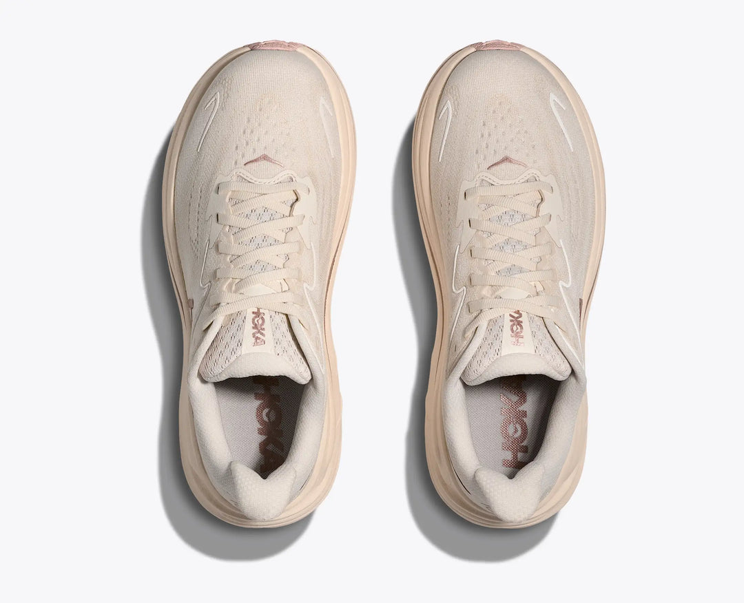 Hoka Women's Clifton 10 Alabaster Rose Gold - Orleans Shoe Co.