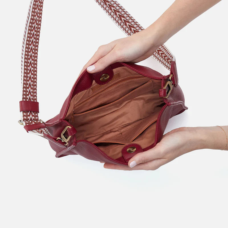 Hobo Cass Crossbody Wine