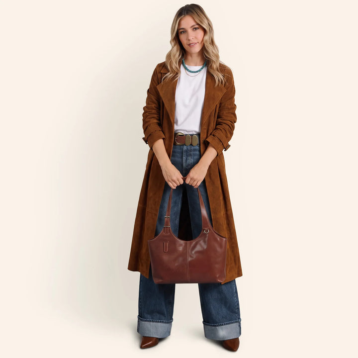 Hobo Atlas Tote Pecan Ridge