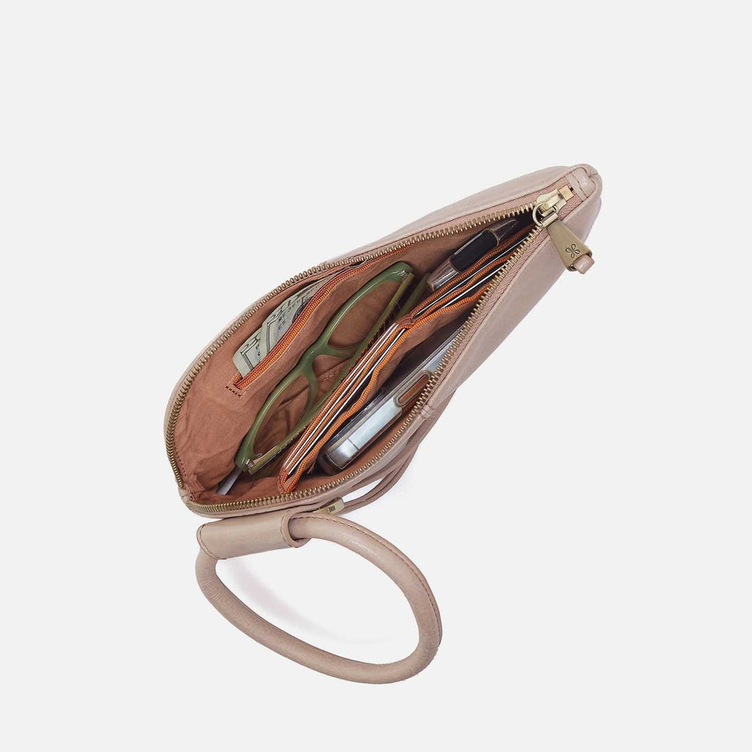 Hobo Sable Wristlet Stone Gloss - Orleans Shoe Co.