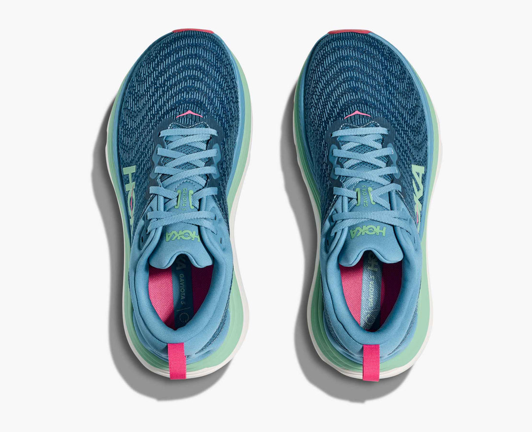 Hoka Women's Gaviota 5 Alpine Blue Jadeite - Orleans Shoe Co.