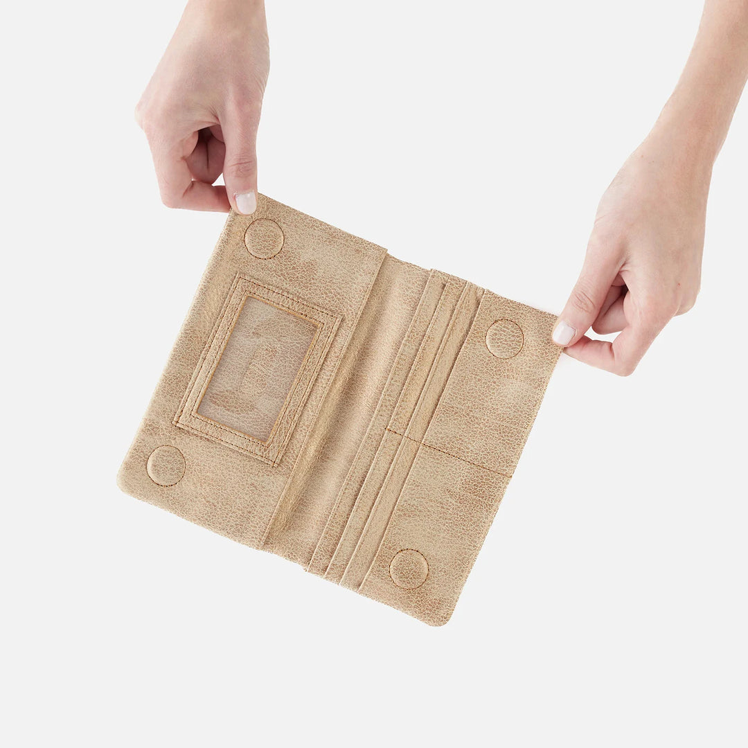 Hobo Lumen Continental Wallet Gold Leaf - Orleans Shoe Co.