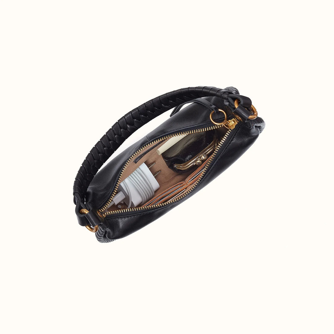 Hobo Mia Crescent Small Hobo Black
