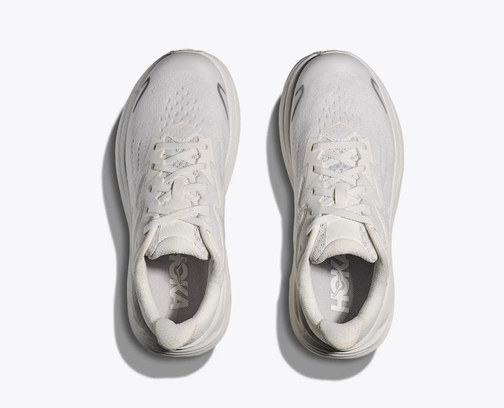 Hoka Big Kids Clifton 10 White White