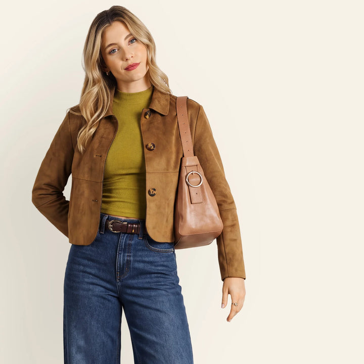 Hobo Render Shoulder Bag Whiskey