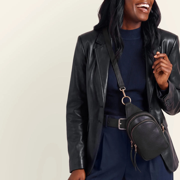 Hobo Fern Small Sling Black