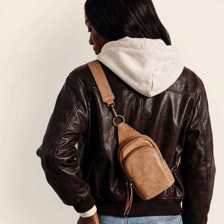 Hobo Fern Small Sling Whiskey