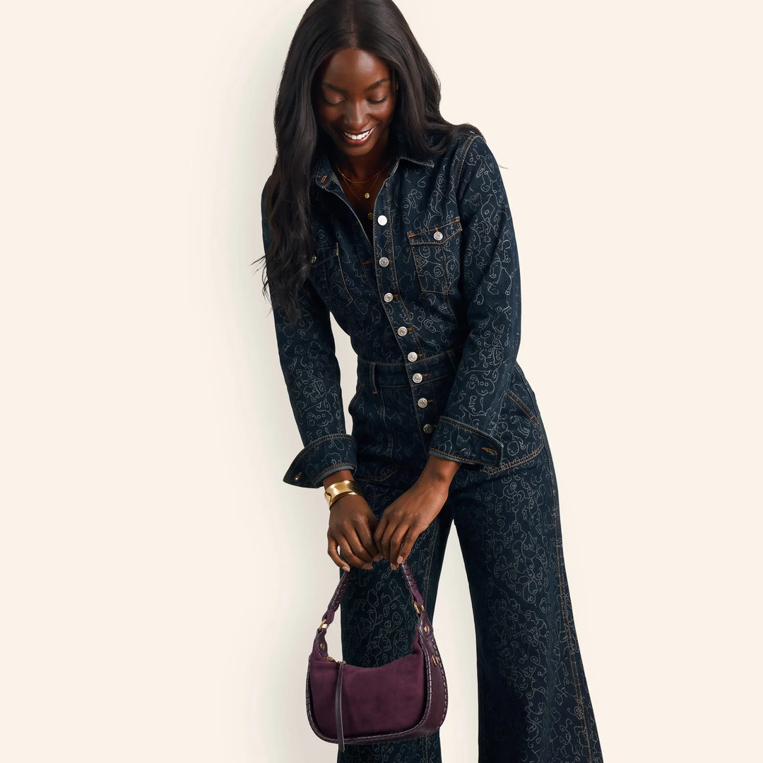 Hobo Mia Crescent Small Hobo Dark Cherry