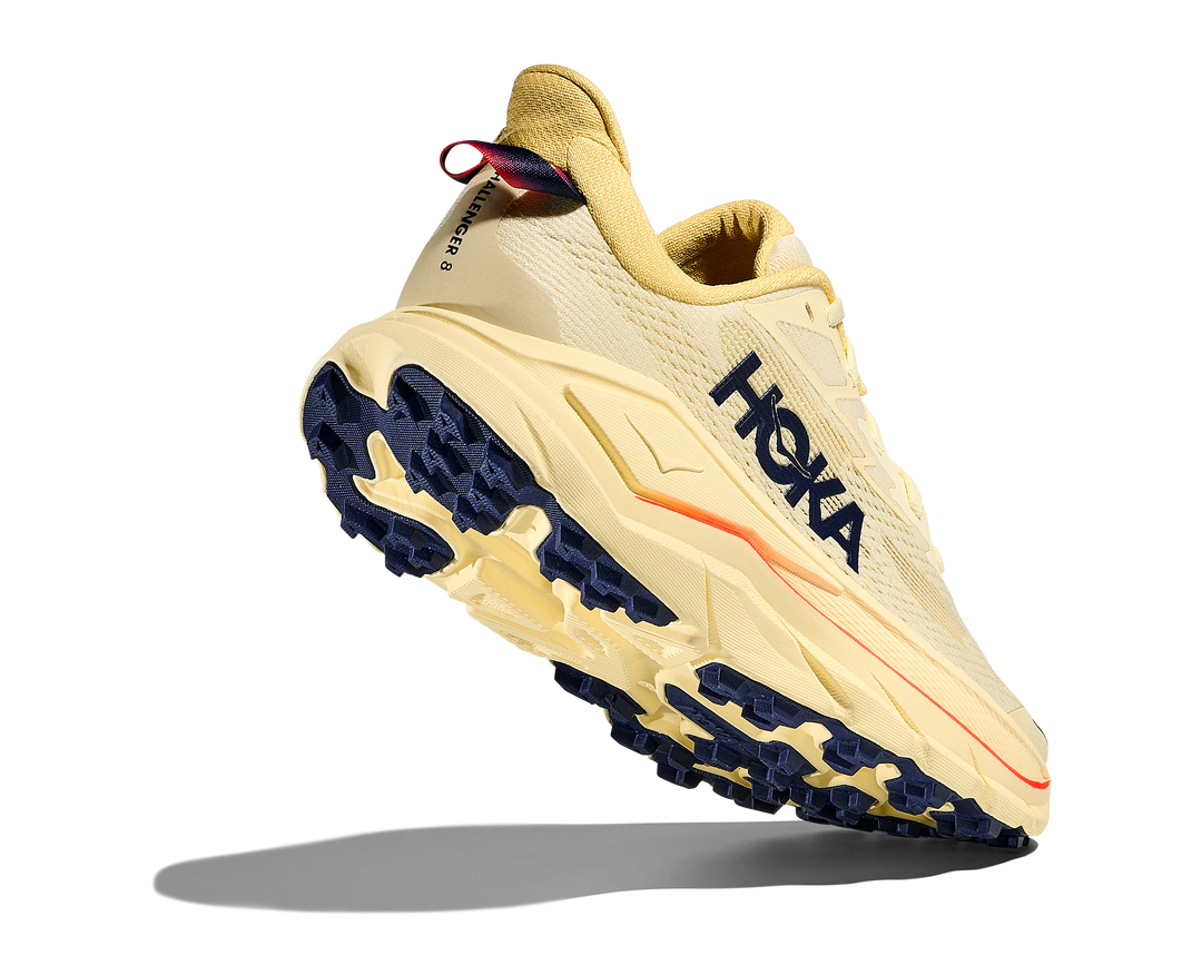 Hoka Women's Challenger 8 Vintage Yellow Midnight Blue - Orleans Shoe Co.