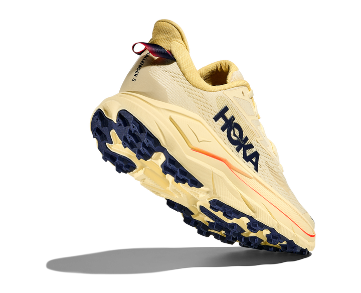 Hoka Women's Challenger 8 Vintage Yellow Midnight Blue - Orleans Shoe Co.