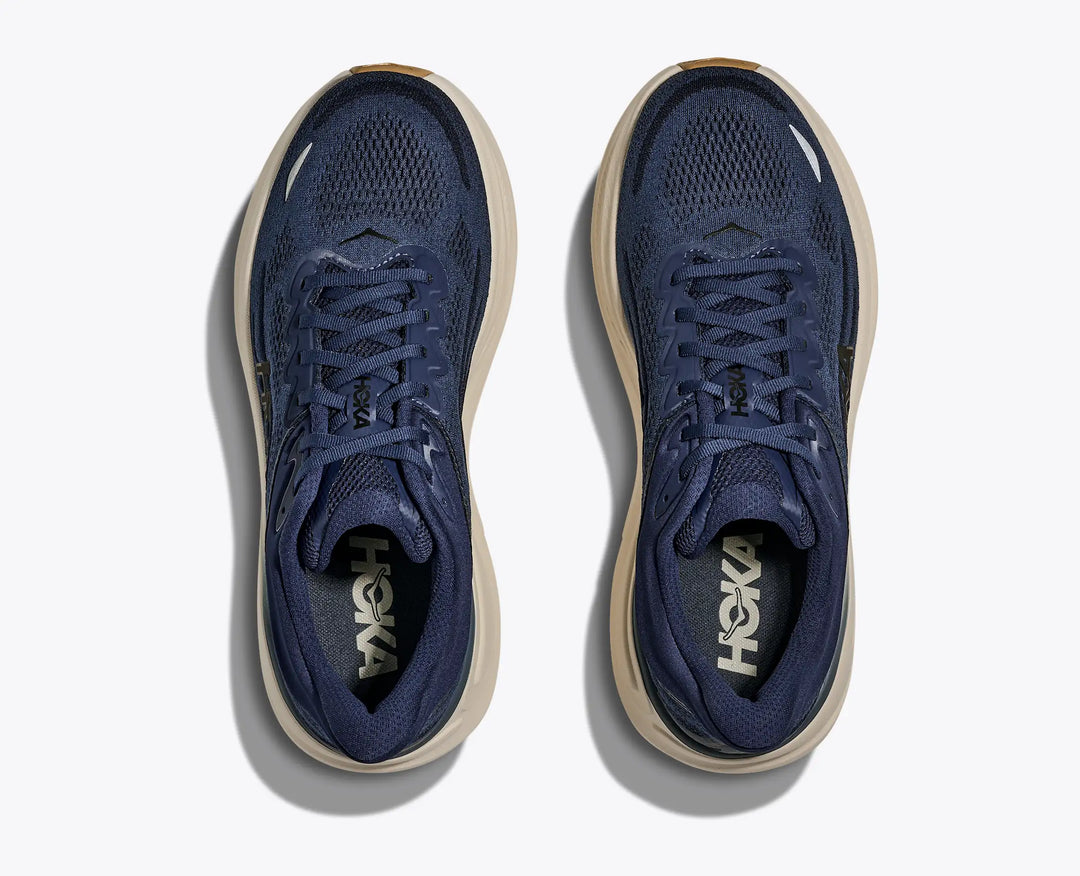 Hoka Men's Bondi 9 Midnight Blue Varsity Navy - Orleans Shoe Co.
