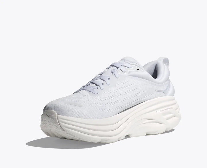 Hoka Men’s Bondi 8 White White - Orleans Shoe Co.