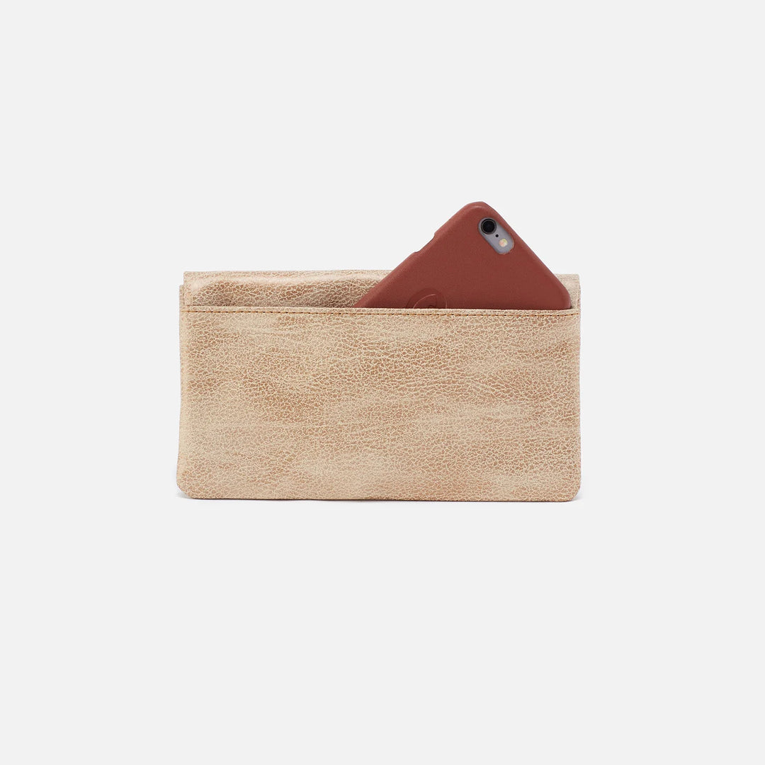 Hobo Lumen Continental Wallet Gold Leaf - Orleans Shoe Co.