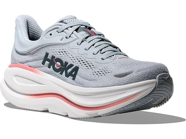 Hoka Women's Bondi 9 Mineral Blue Washed Blue