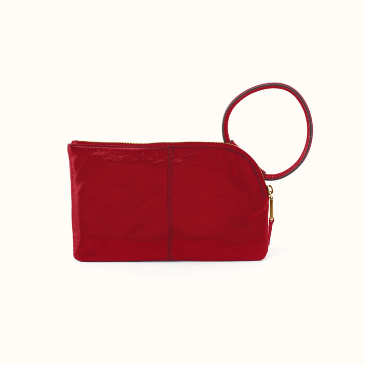 Hobo Sable Wristlet True Red