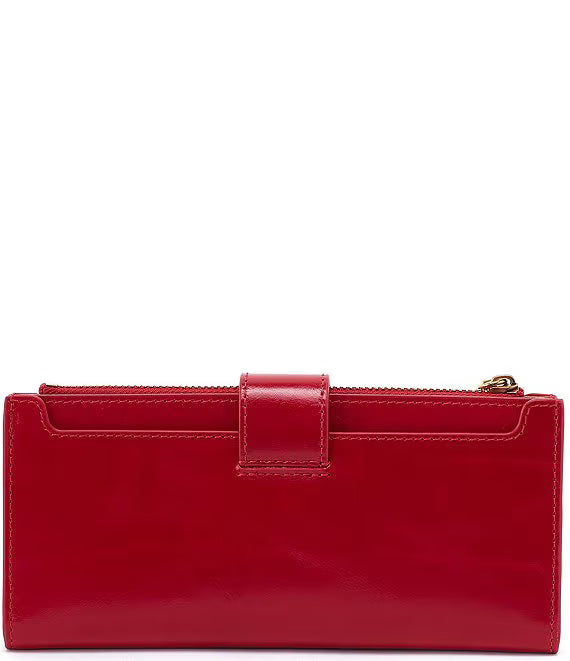 Hobo Dunn Continental Wallet True Red