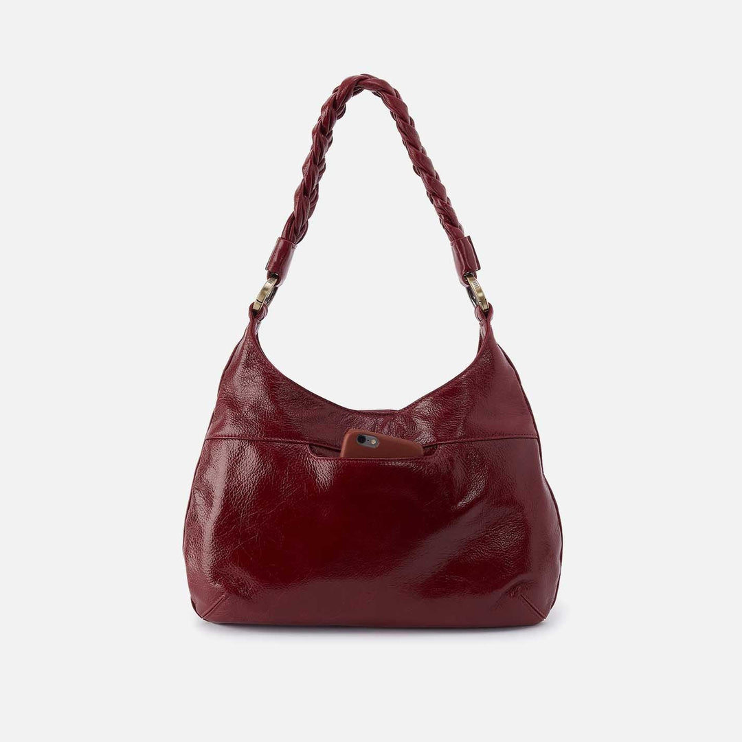 Hobo Madison Shoulder Garnet Gloss