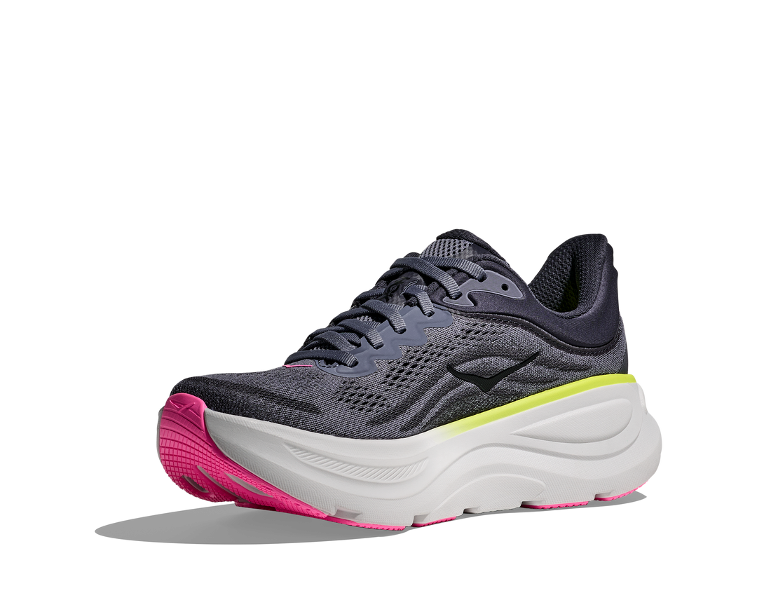 Hoka Women's Bondi 9 Charcoal Grey Grey Skies