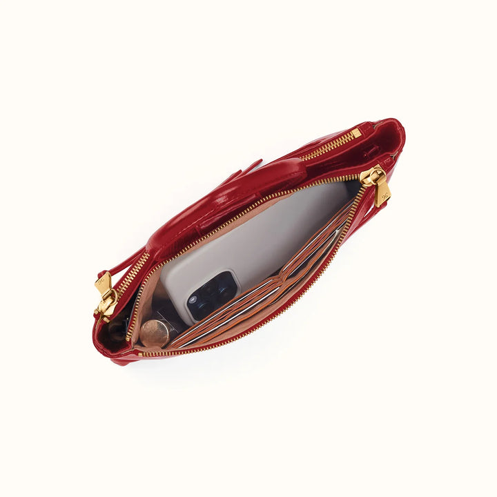 Hobo Sable Crossbody True Red