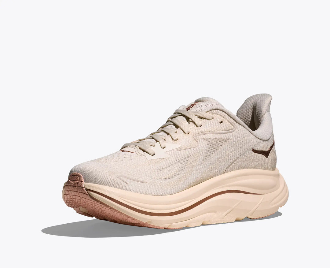 Hoka Women's Clifton 10 Alabaster Rose Gold - Orleans Shoe Co.