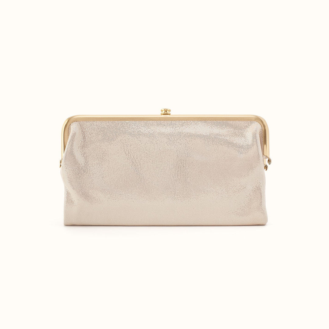 Hobo Lauren Clutch Wallet Sand Shimmer