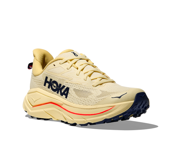 Hoka Women's Challenger 8 Vintage Yellow Midnight Blue - Orleans Shoe Co.