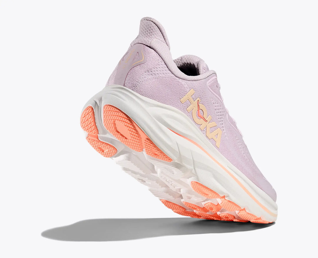 Hoka Women's Clifton 10 Lilac Cream Tangerine Glow - Orleans Shoe Co.