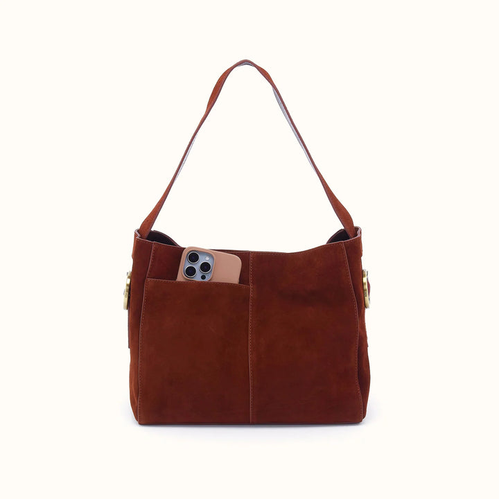 Hobo Render Shoulder Bag Chocolate