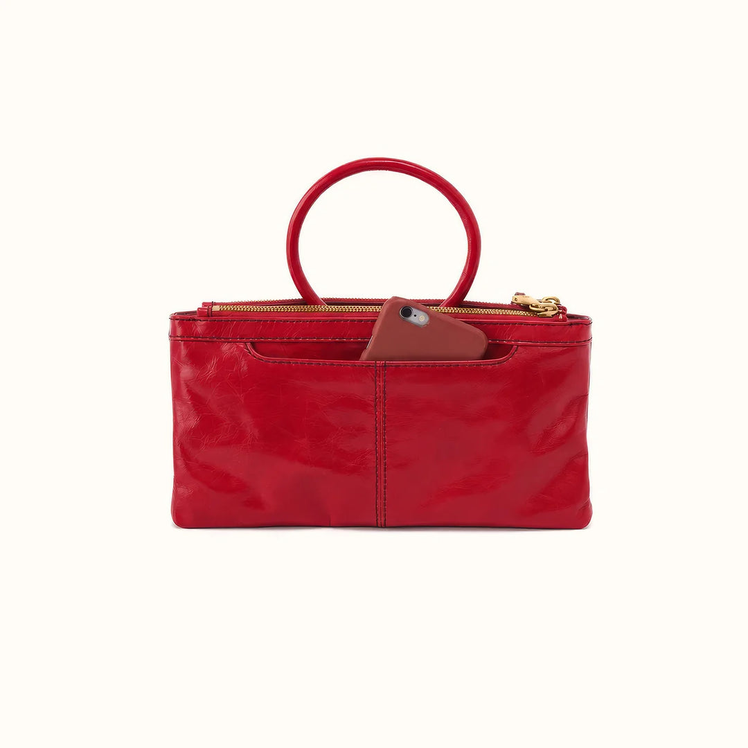 Hobo Sable Crossbody True Red