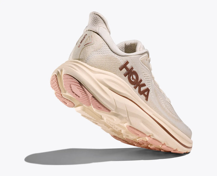 Hoka Women's Clifton 10 Alabaster Rose Gold - Orleans Shoe Co.