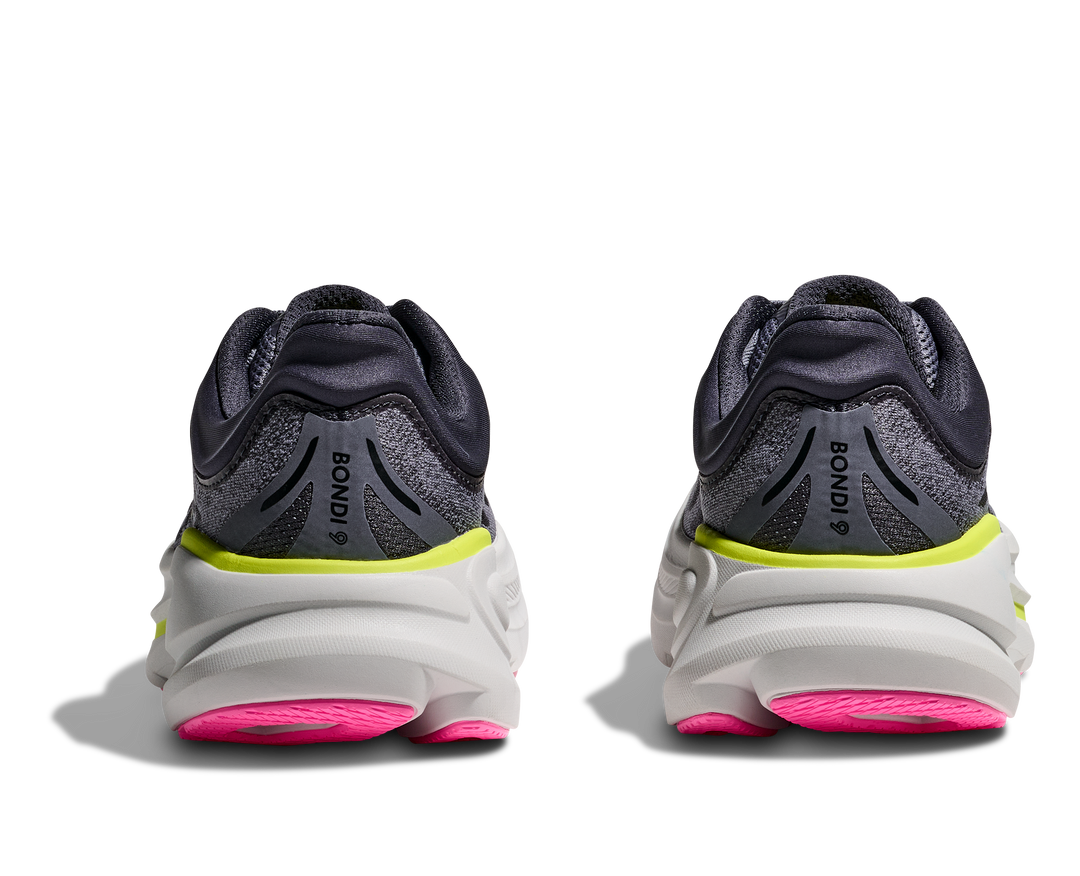 Hoka Women's Bondi 9 Charcoal Grey Grey Skies