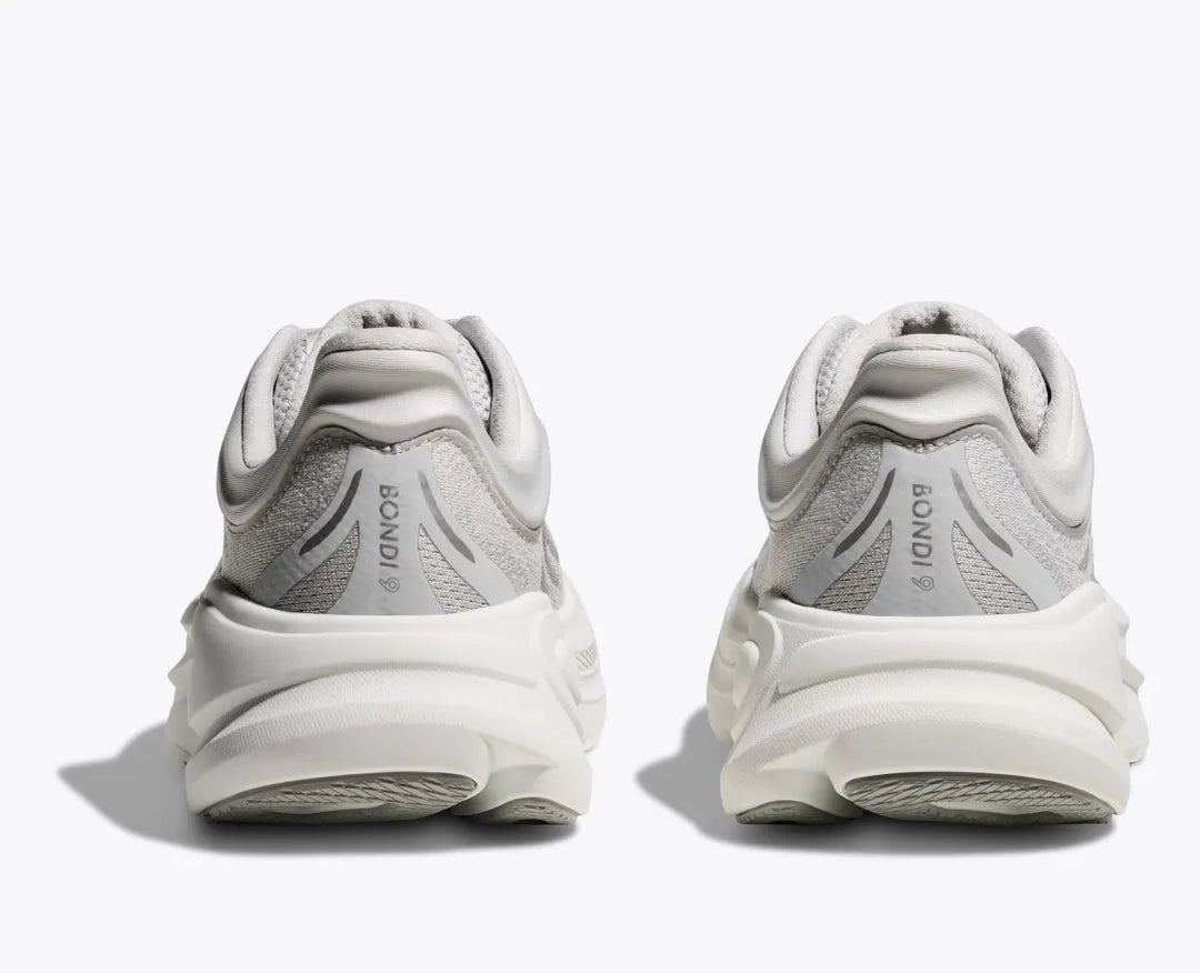 Hoka Women's Bondi 9 Stardust Silver – Orleans Shoe Co. Hoka Women's Bondi 9 Stardust Silver – Orleans Shoe Co.