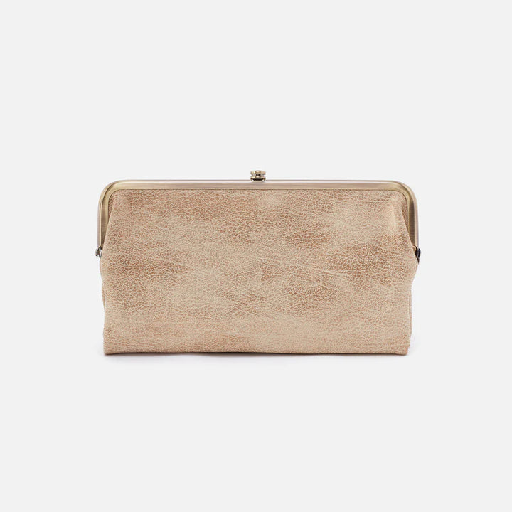 Hobo Lauren Clutch Wallet Gold Leaf