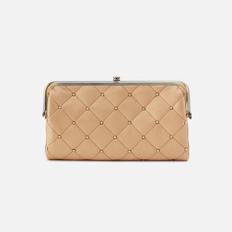 Hobo Lauren Clutch Wallet Dusty Gold