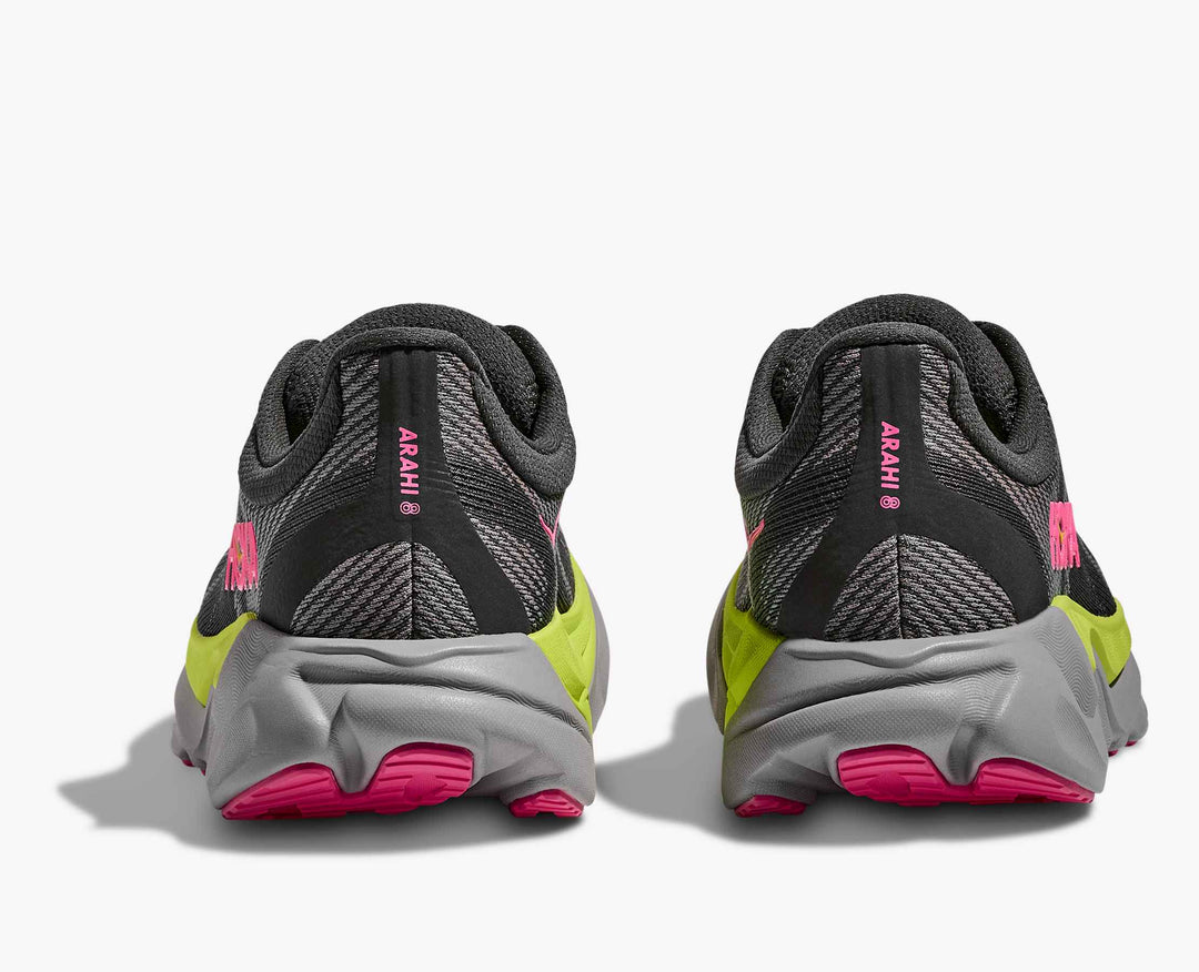 Hoka Women's Arahi 8 Charcoal Grey Grey Skies