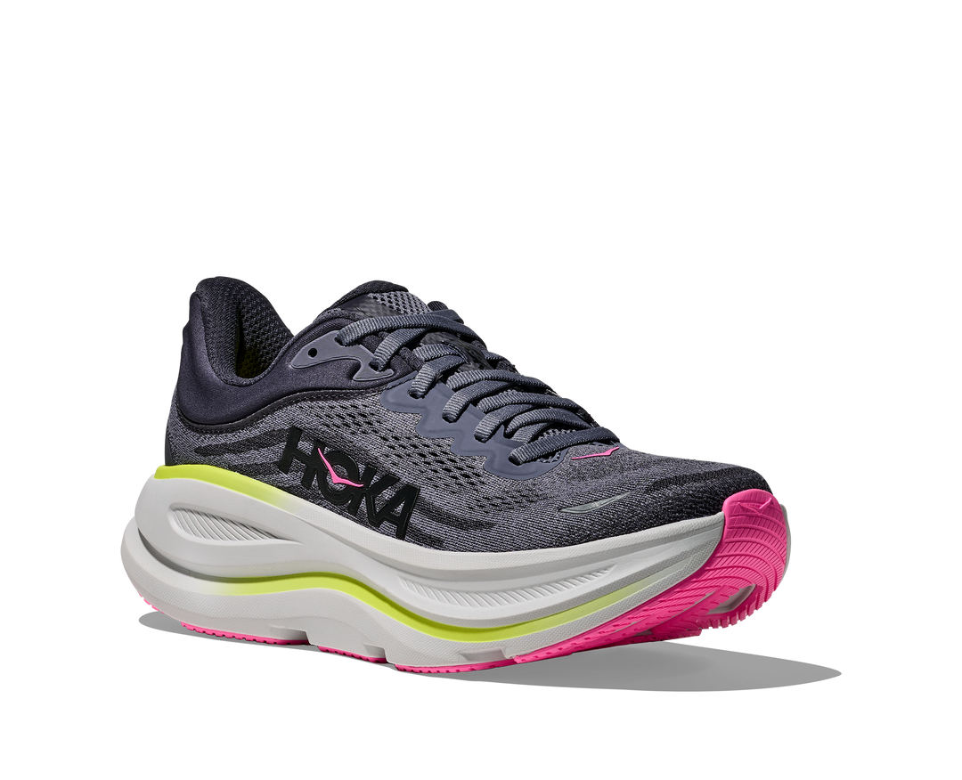 Hoka Women's Bondi 9 Charcoal Grey Grey Skies