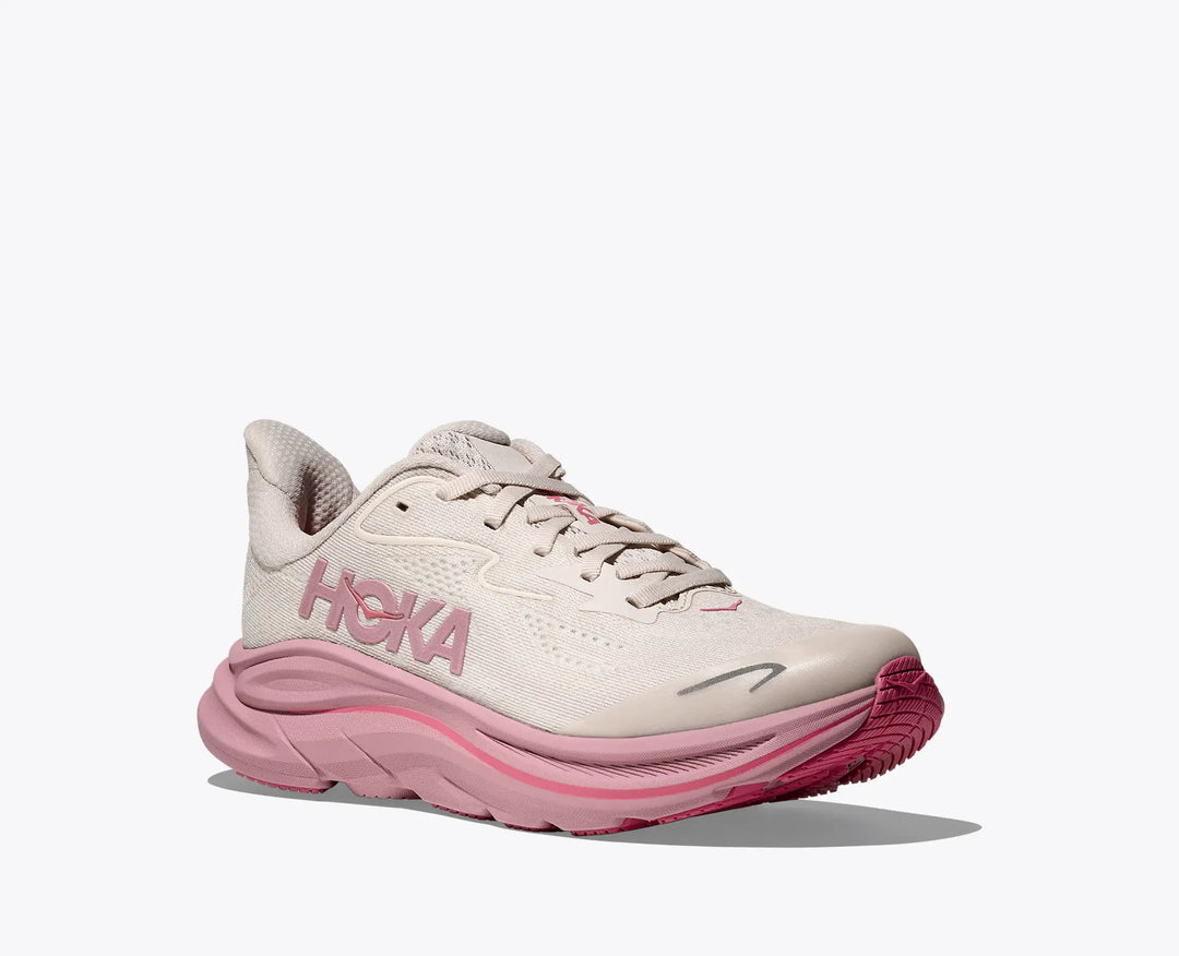 Hoka Big Kids Clifton 10 Rose Cream Dried Rose