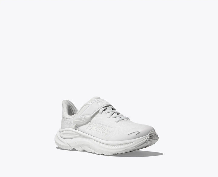 Hoka Little Kids Clifton 10 White White