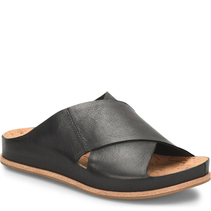 Kork Ease Women's Tutsi Crossband Black - Orleans Shoe Co.