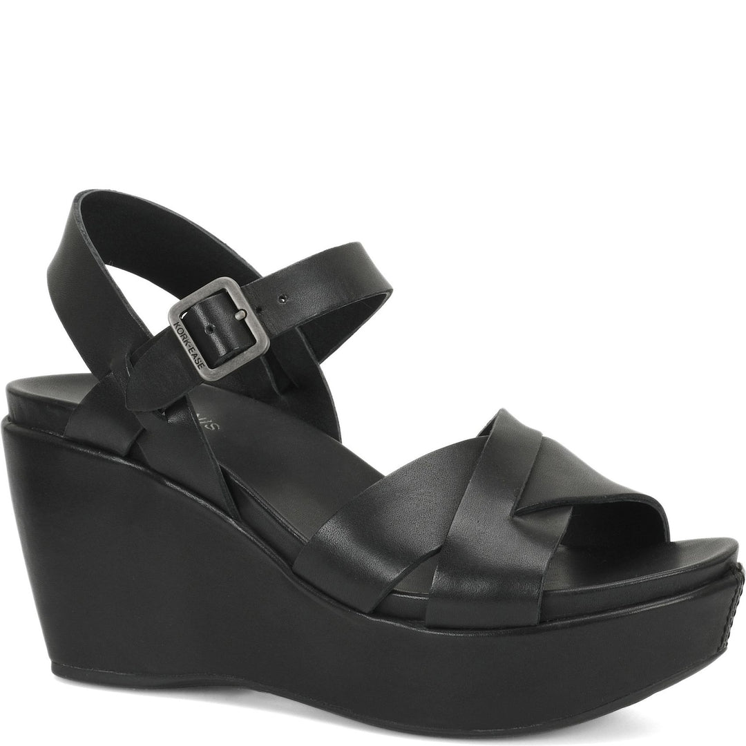 Kork Ease Women's Ava 2.0 Black Sandal - Orleans Shoe Co.