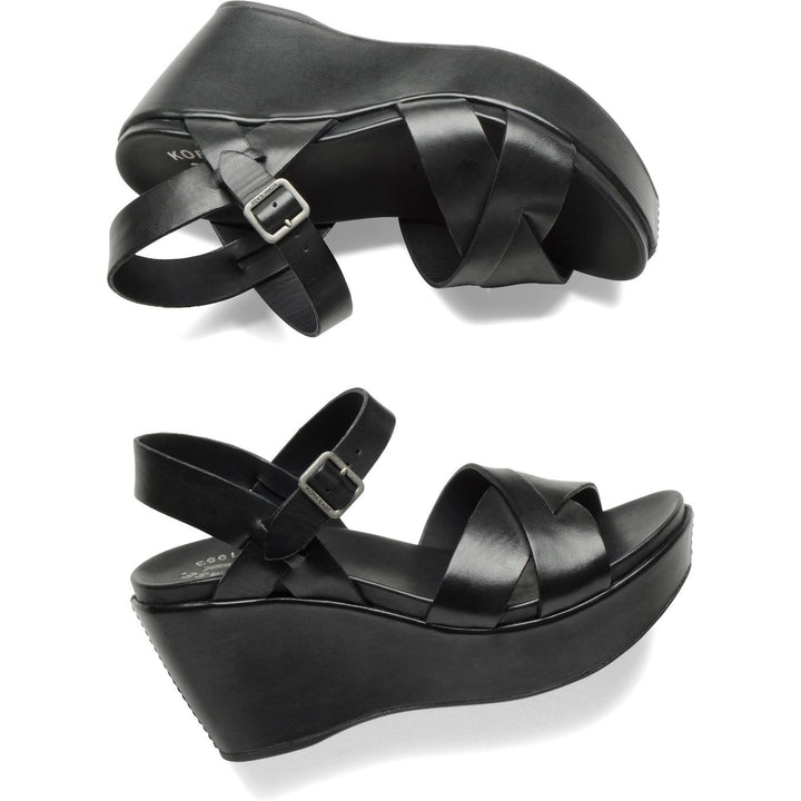 Kork Ease Women's Ava 2.0 Black Sandal - Orleans Shoe Co.