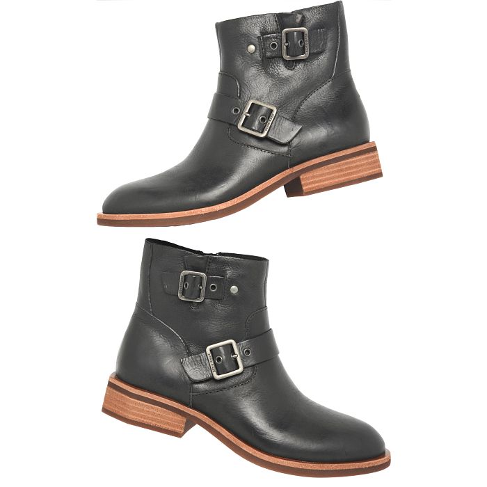 Kork Ease Women's Ellinor Black Full Grain