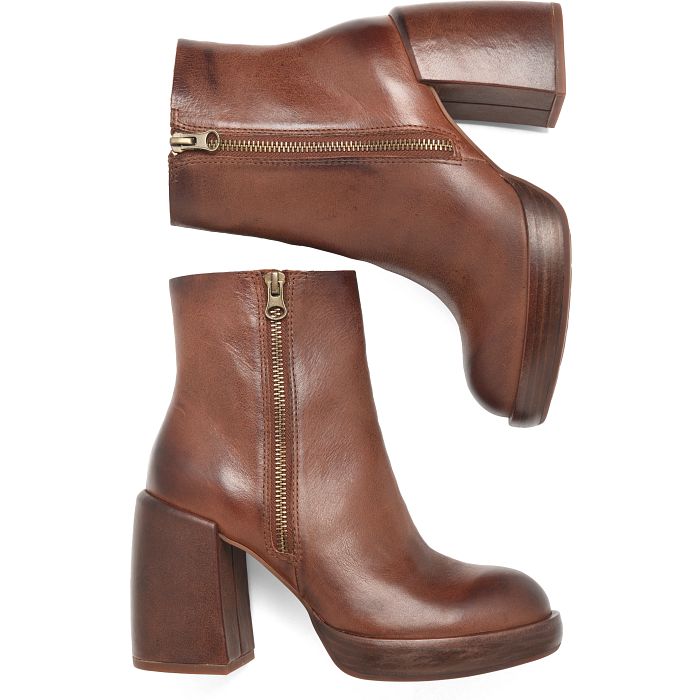 Kork Ease Women's Aime Rust Full Grain