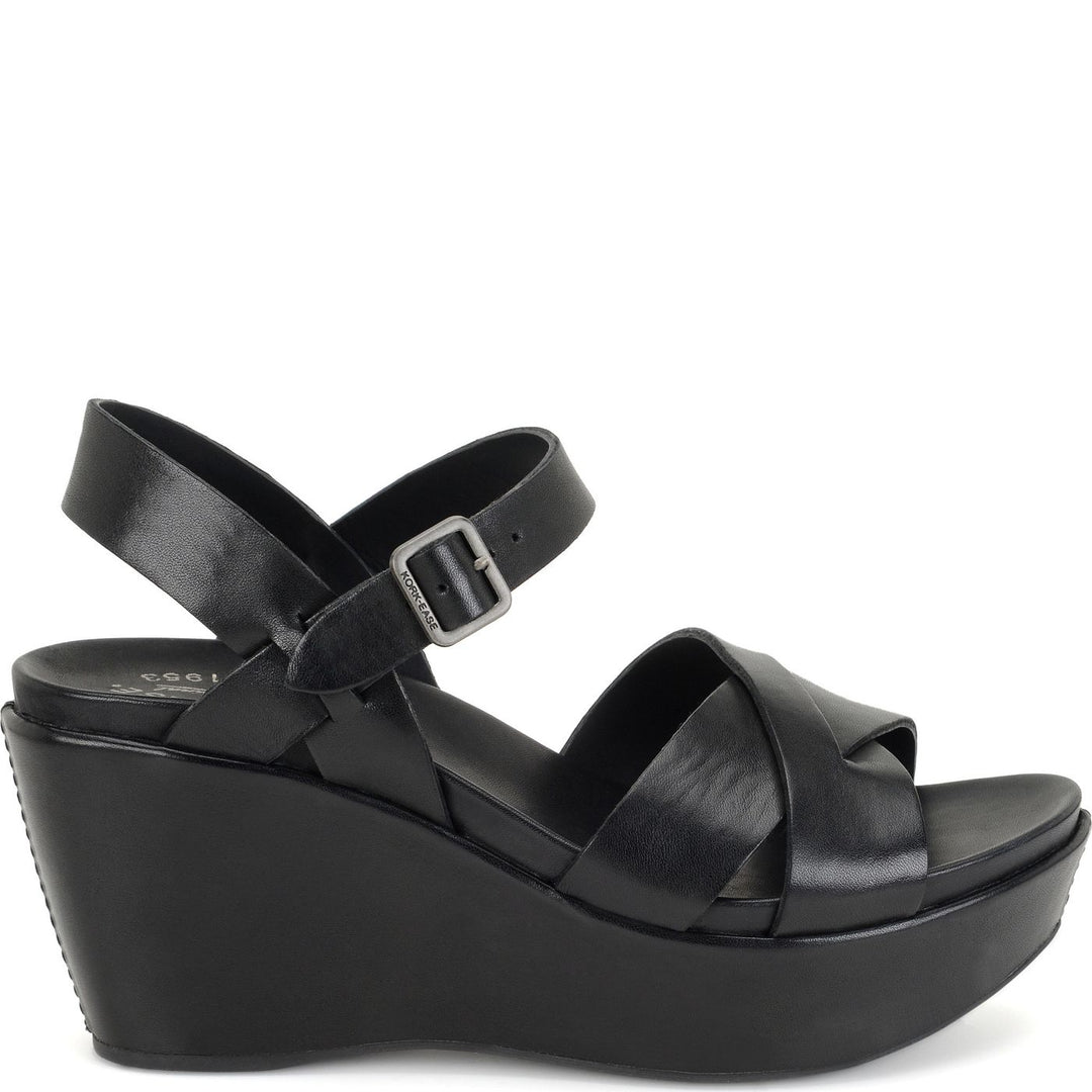 Kork Ease Women's Ava 2.0 Black Sandal - Orleans Shoe Co.