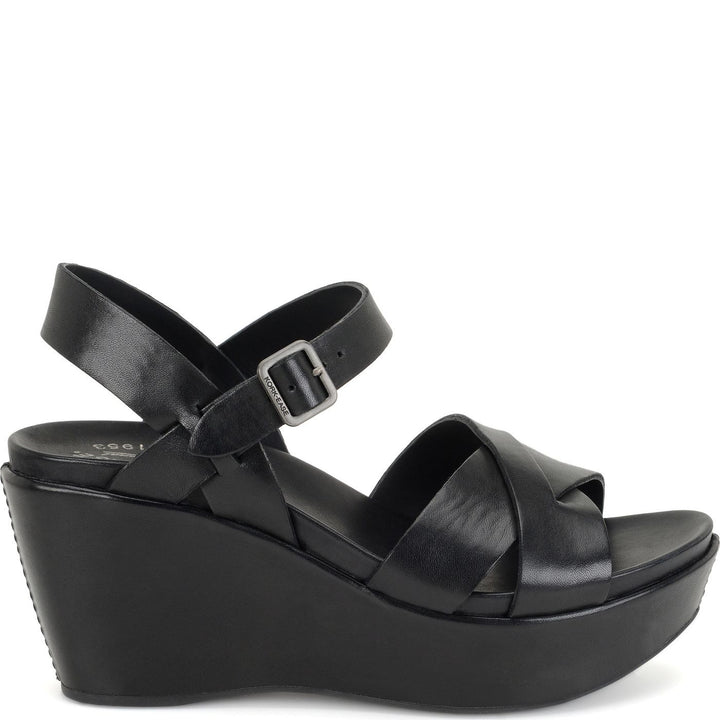 Kork Ease Women's Ava 2.0 Black Sandal - Orleans Shoe Co.