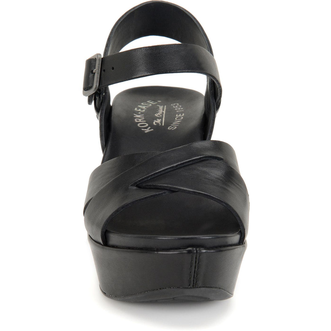 Kork Ease Women's Ava 2.0 Black Sandal - Orleans Shoe Co.
