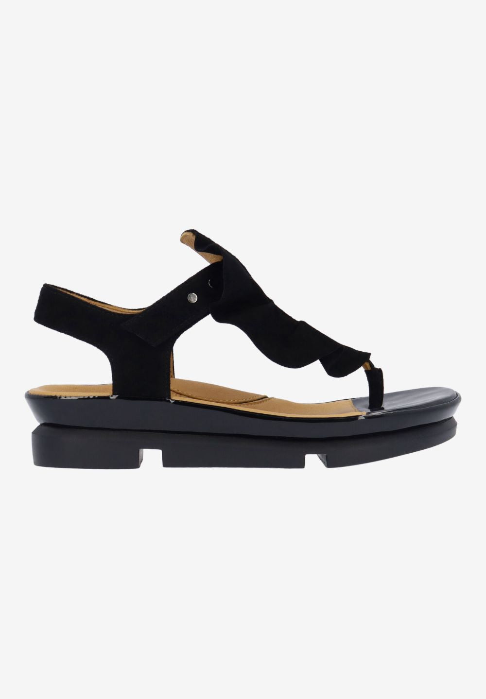 L'Amour Des Pieds Women's Vendala Black Kidsuede - Orleans Shoe Co.