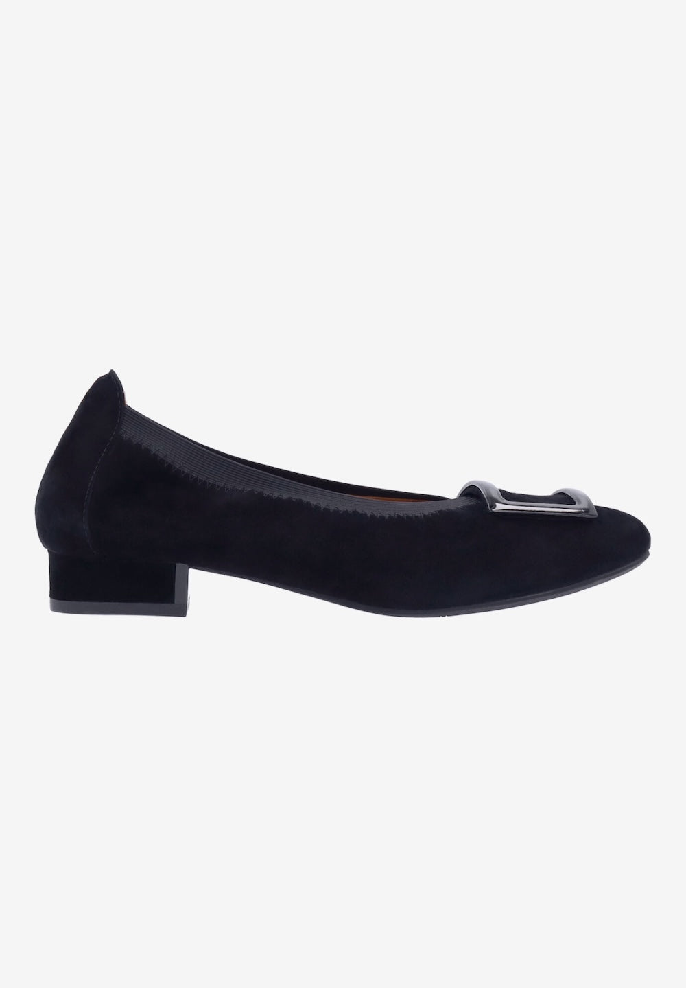 L'Amour Des Pieds Women's Floella Black KidSuede - Orleans Shoe Co.