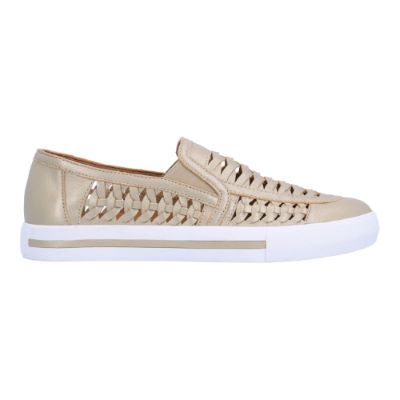 L'Amour Des Pieds Women's Karsha Platino Met Nappa