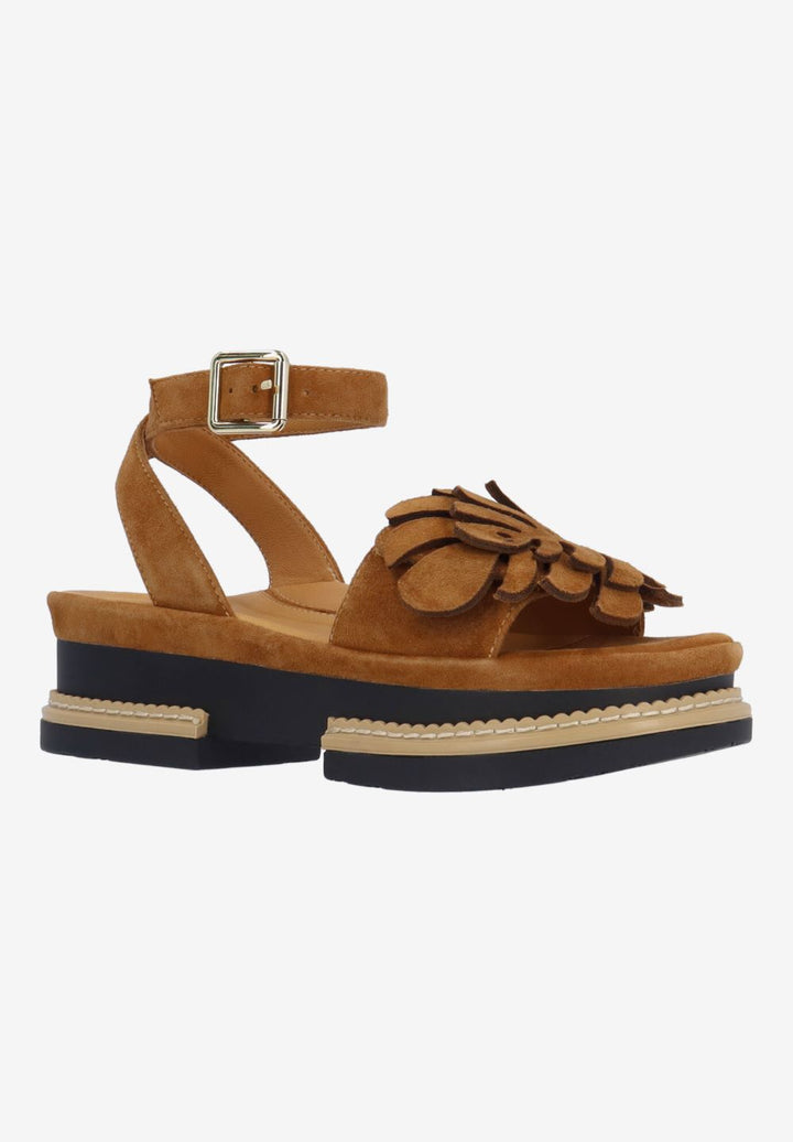 L'Amour Des Pieds Women's Alaric Coffee Kidsuede - Orleans Shoe Co.